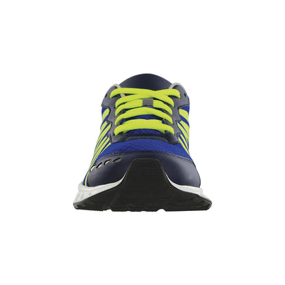 Men's Pursuit Lace Up Sneaker in Blue / Neon Yellow