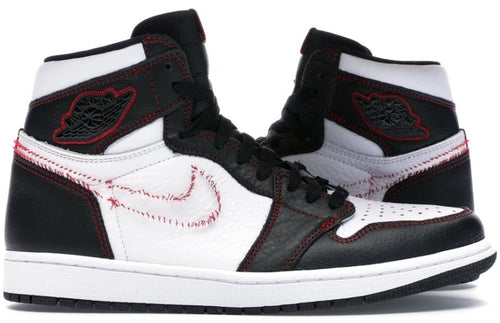 1 Retro High Defiant White Black Gym Red