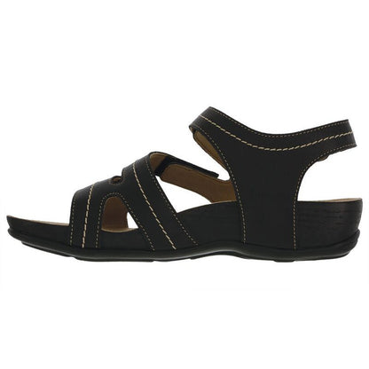 Women's Swerve Sandal in Black