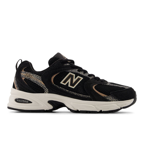 Unisex 530 in Black with Flat Taupe