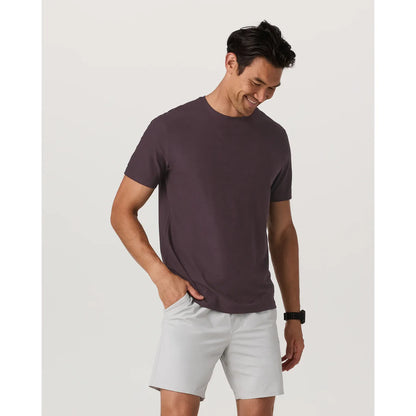 Men's Strato Tech Tee in Raisin Heather