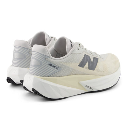 Women's FuelCell Rebel v5 in Linen with Grey Matter and White