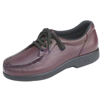 Women's Take Time Lace Up Loafer in Antique Wine