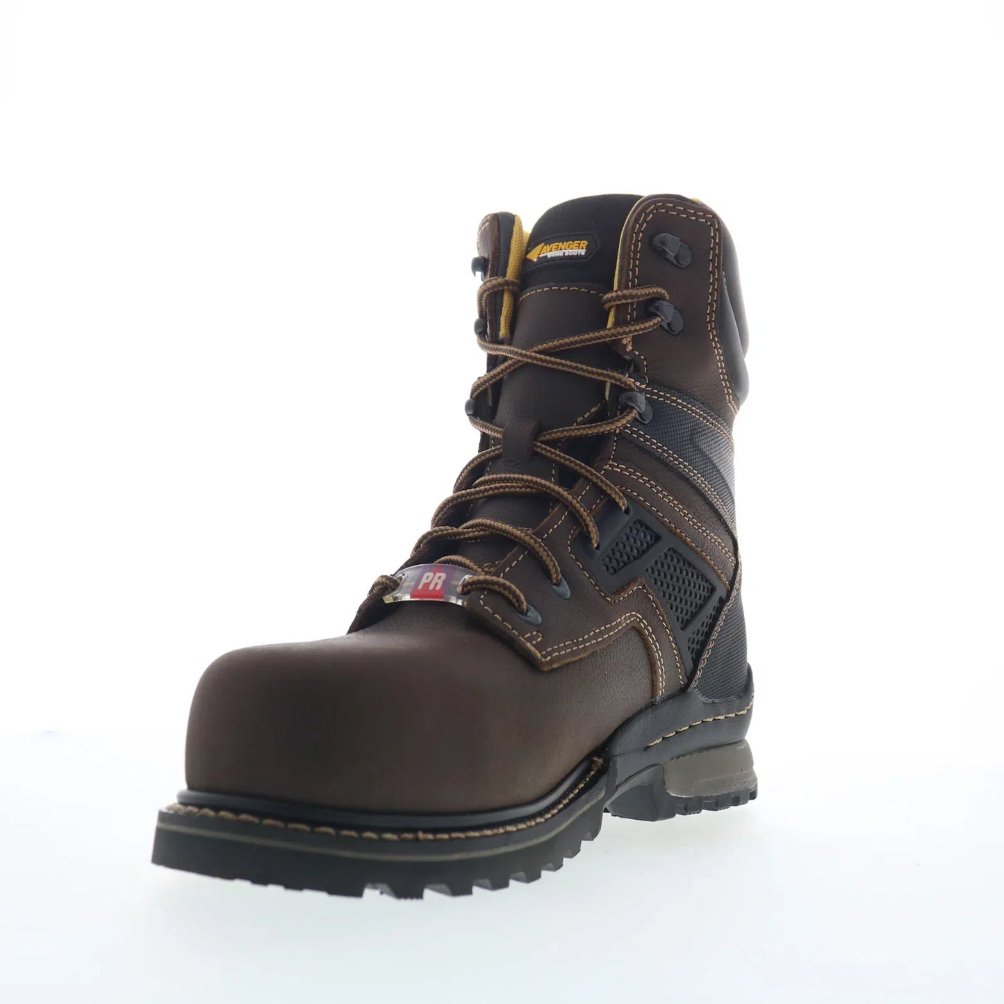 Avenger A-Max Dozer 8 - Composite Toe WP EH PR SR Mens Brown Wide Work Boots