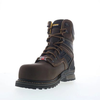 Avenger A-Max Dozer 8 - Composite Toe WP EH PR SR Mens Brown Wide Work Boots