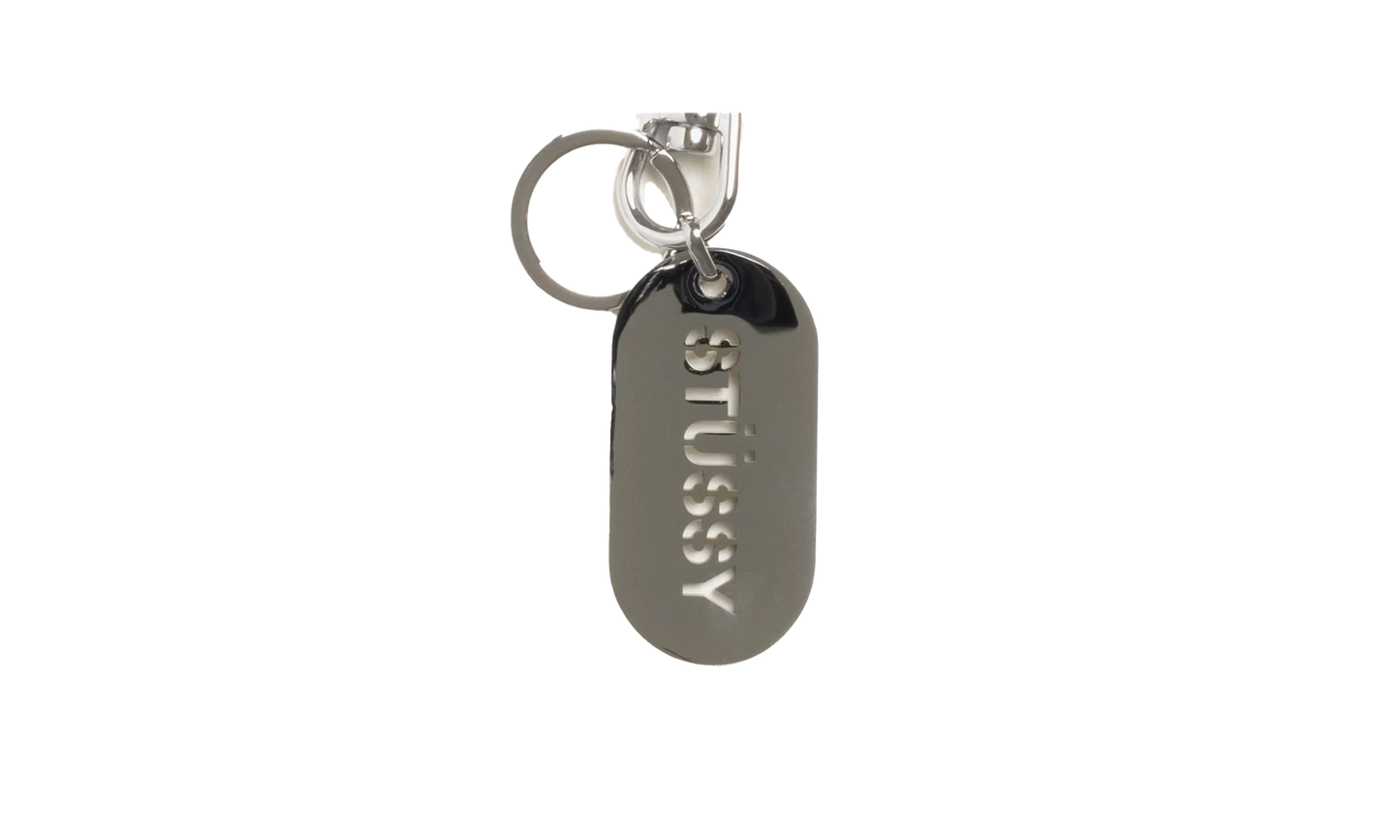 METAL TAG KEYCHAIN "Silver" STUS332