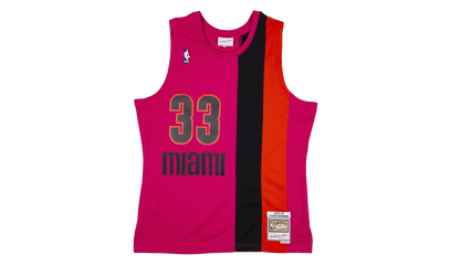 NBA Alonzo Mourning Reload Swingman Jersey "2005 Miami Heat - Pink" SMJYCP19297 MHEPINK05AMO