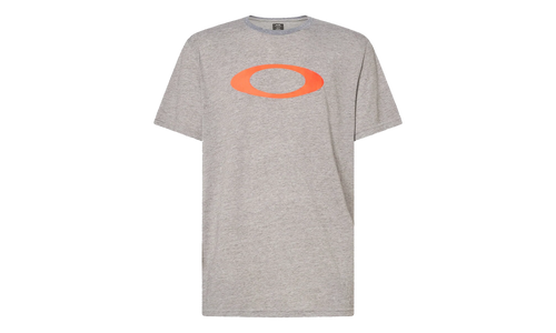 O-Bold Ellipse T-Shirt "New Granite / Neon Orange" 457132 9V5