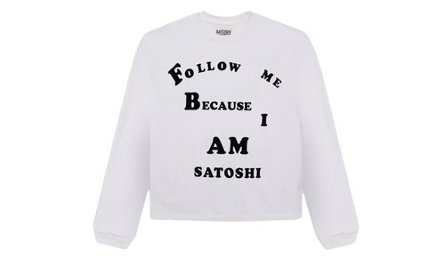 Follow Me Long Sleeve Tee Shirt "White" FW24LS001 WHT