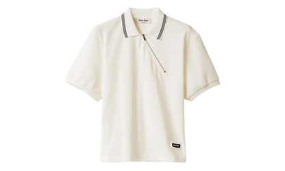 Polo Piquet Jersey WMNS "White" MJNA03 S OOO 18ZW F0009