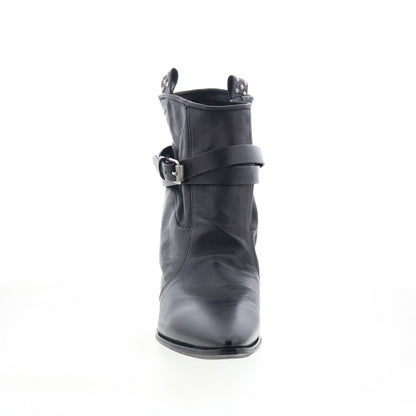 Enzo A98207-102-6002 Womens Black Leather Ankle & Booties Boots