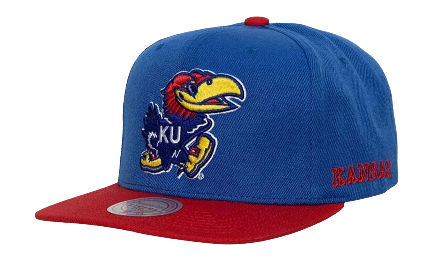 NCAA Team Origins Snapback Cap "Kansas Jayhawks - Royal / Red" 6HSSSH22019 KAURYRD