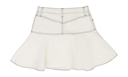 Flared Denim Skirt WMNS "White" 95 CSO 0005