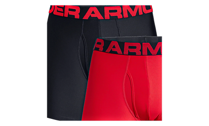 Tech 6" 2-Pack Boxerjock "Red / Black" 1327415 600