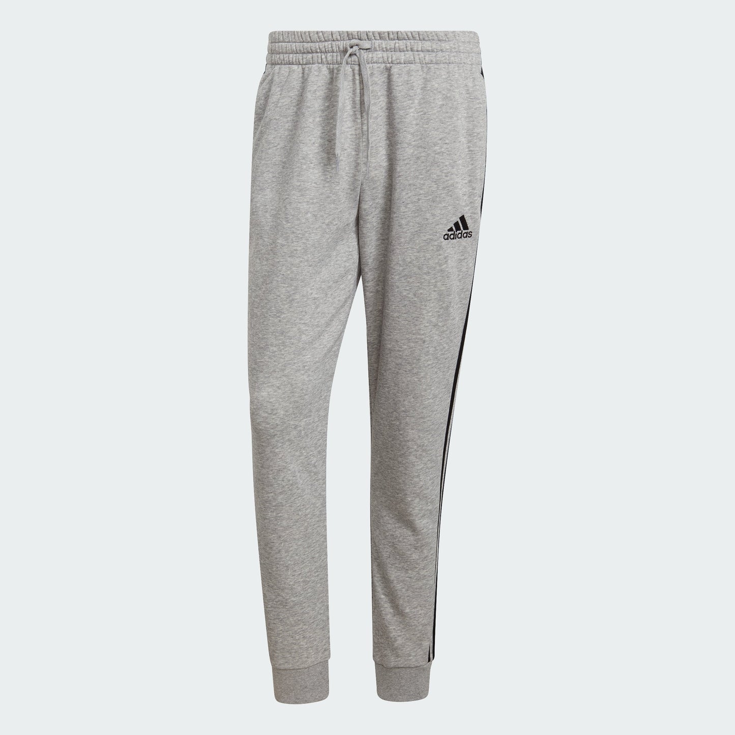 Men's adidas Essentials French Terry Tapered-Cuff 3-Stripes Pants