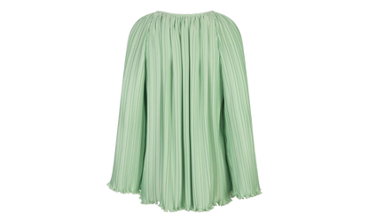 PLEATED LONG SLEEVE BLOUSE "ACQUA" RW TO0001 5944 E24 26