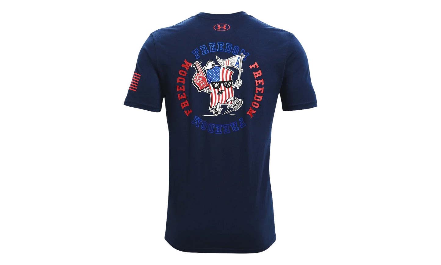 Freedom Fun Illustrated T-Shirt "Navy Blue" 1362053 408