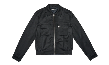 Double Pocket Zip Up Track Jacket "Black" PF23MTJ002 001