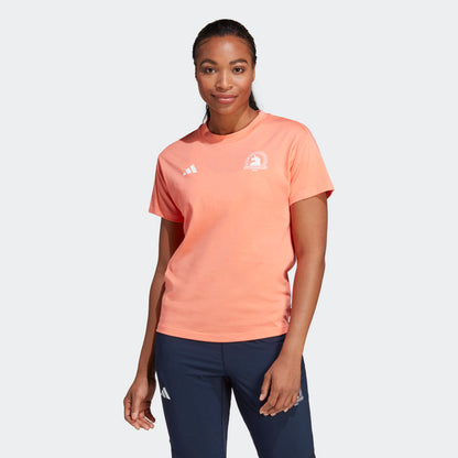 Women's adidas Boston Marathon 2023 Made with Nature Running Tee