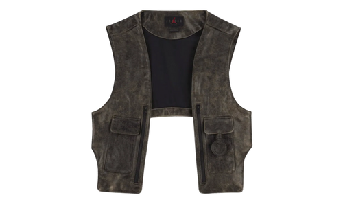 Jordan x J Balvin Leather Vest "Brown / Black" FJ6133 010