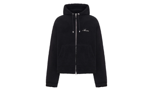 Bones Fleece Zip Hoodie "Black" AMOUJA1010 001