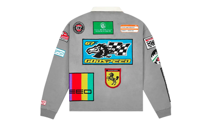 GRC Quarter Zip Polo "Grey Boom" GS106