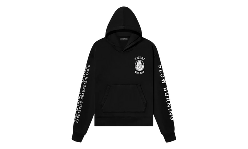 X ZIG ZAG HOODIE "Black" SS22MJL010