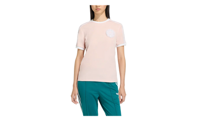 ORIGINALS LACE BRANDING SS TEE WMNS "Sandy Pink" KS6561
