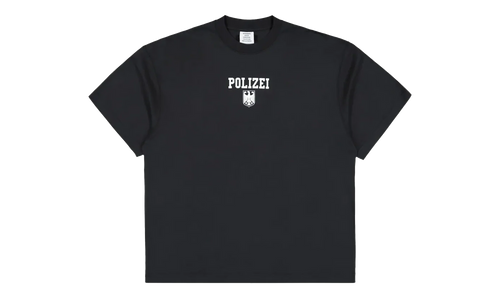 Polizei Regular T-Shirt "Washed Black" UH76TR300B WASH