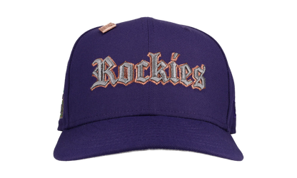 59FIFTY Colorado Rockies Old English 1995 Coors Field Fitted Hat "Purple" NE102