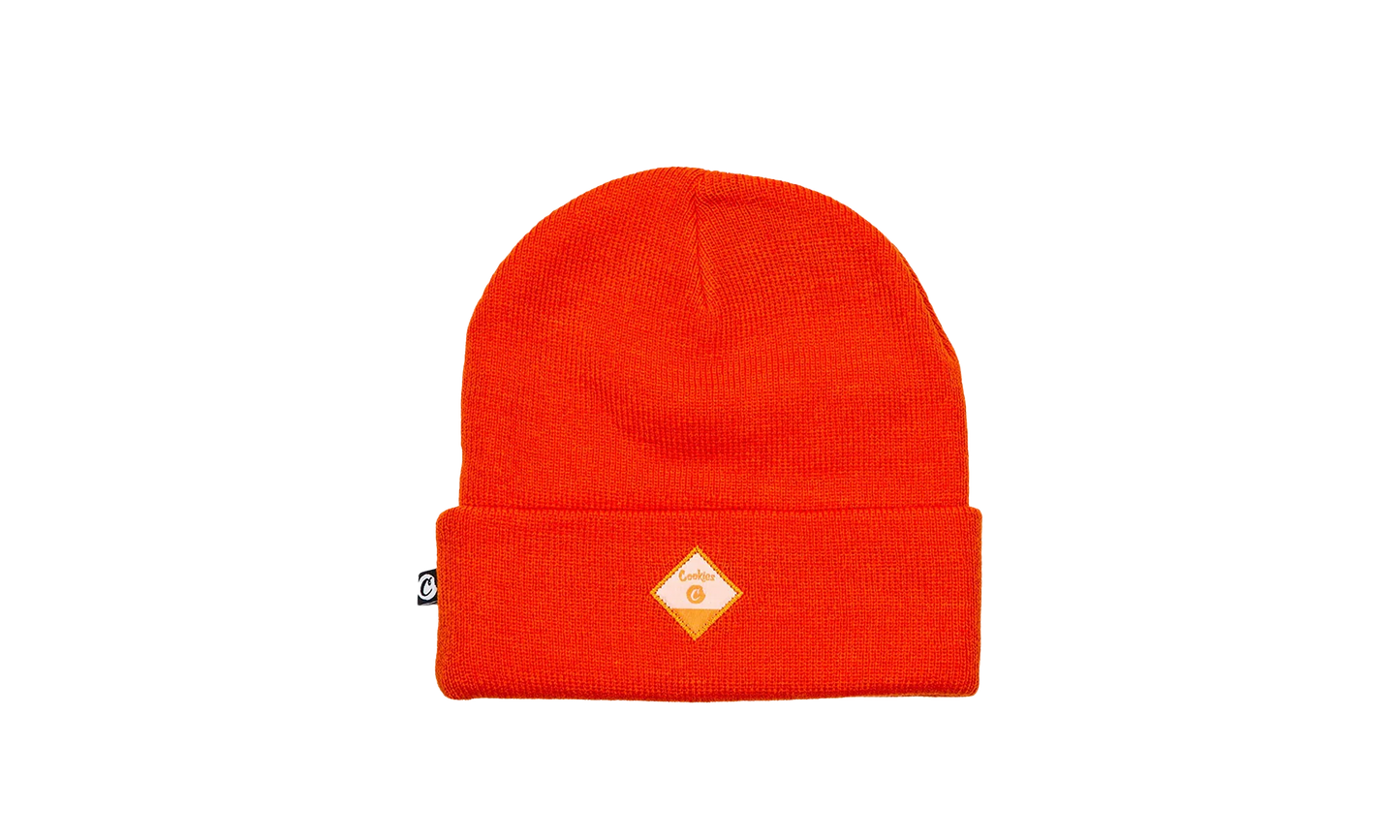 Botanical Knit Beanie Hat "Orange" 1545X4104 ORA