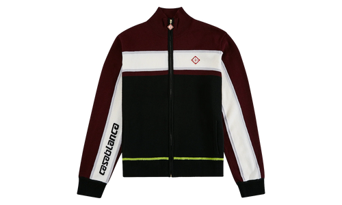 Stripe Merino Knit Track Jacket "Black" M P26 KW 1176 01