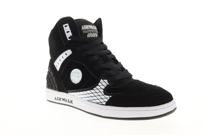 Airwalk Prototype 600 AW00226-002 Mens Black Suede Surf Skate Sneakers Shoes