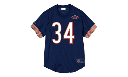 NFL Name & Number Mesh Crew Neck Shirt "Chicago Bears - Navy" NNMPMG18061 CBENAVY83WPA