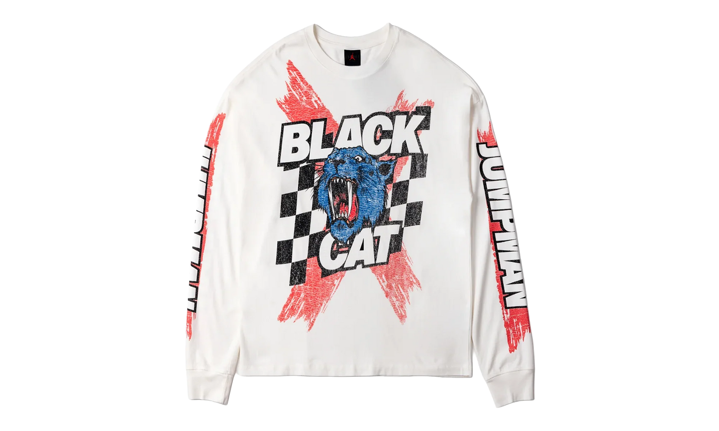 Jordan Black Cat LS Tee "Ivory" IO9586 160