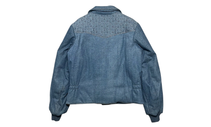 Monogram Padded Denim Jacket "Indigo" 1AATPO