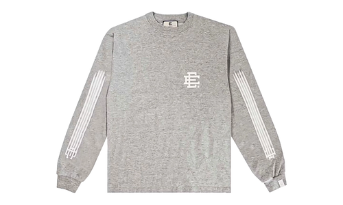 EE LONG SLEEVE T-SHIRT "SS25 - Heather Grey/White" EE647