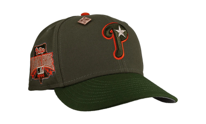 59FIFTY Philadelphia Phillies 1996 All Star Game Fitted Hat "Olive / Orange" NE349