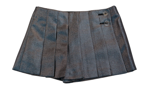 PLEATED MINI SKIRT WMNS "Blue" 95 OKO 0002