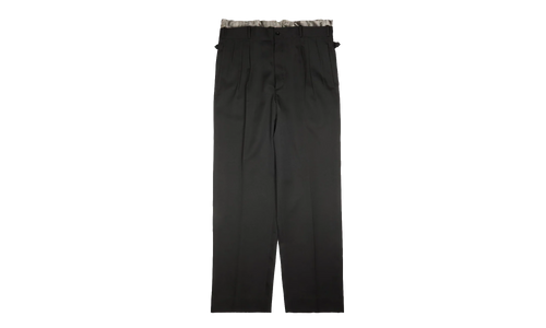 Layered Pleated Trouser "Black" S50KA0705M35693900
