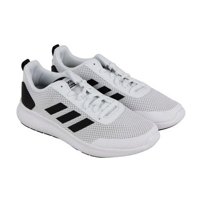Element Race B44856 Mens White Canvas Lace Up Lifestyle Sneakers Shoes