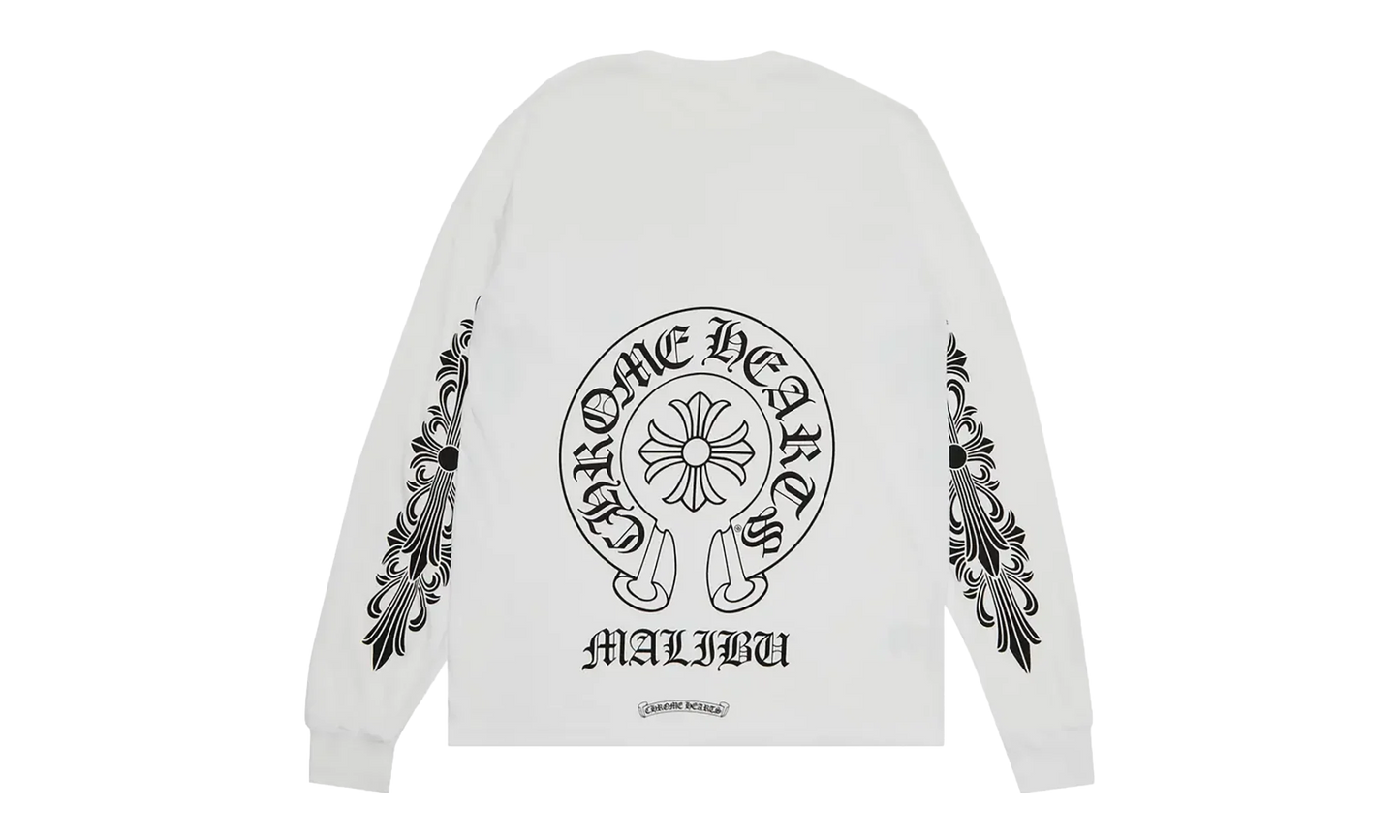 Malibu Exclusive L/S T-shirt "White" CHRM1189