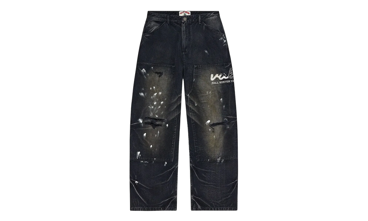 Daily Work Pants "Painted / Black" 11451 10005VFDWPP PAIN