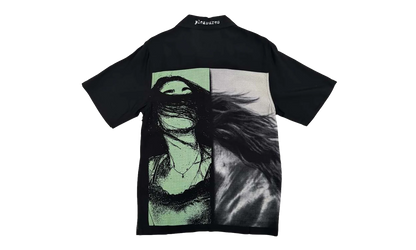 Horse Hair SS Button Up "Black" P26SP030-BLK