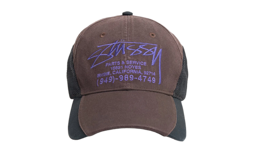 PARTS & SERVICE MESH CAP "Brown" STUS435