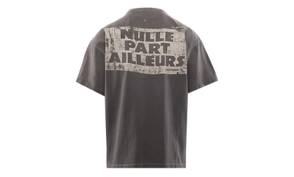 Everywhere and Nowhere Tee "Washed Black" FW25TEE014 BLK