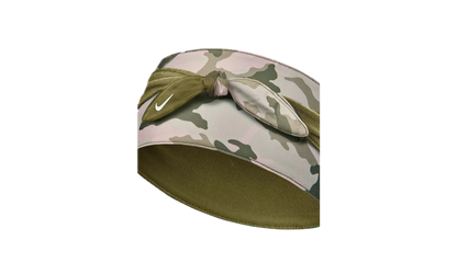 BANDANA HEAD TIE REVERSIBLE "Printed Stone / Olive Flak / White" N.000.2750.978