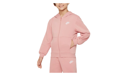 Parka Club Fleece French Terry Full Hoodie GS "Pink" FD3017 618