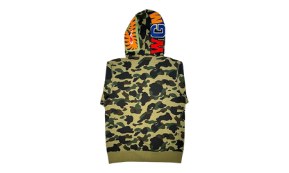 ABC Camo Shark Full Zip Up Hoodie "Green" 001ZPI201004M