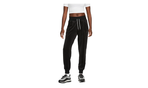 Sportswear High-waisted Velour Joggers WMNS "Black / Anthracite" DV7820 010